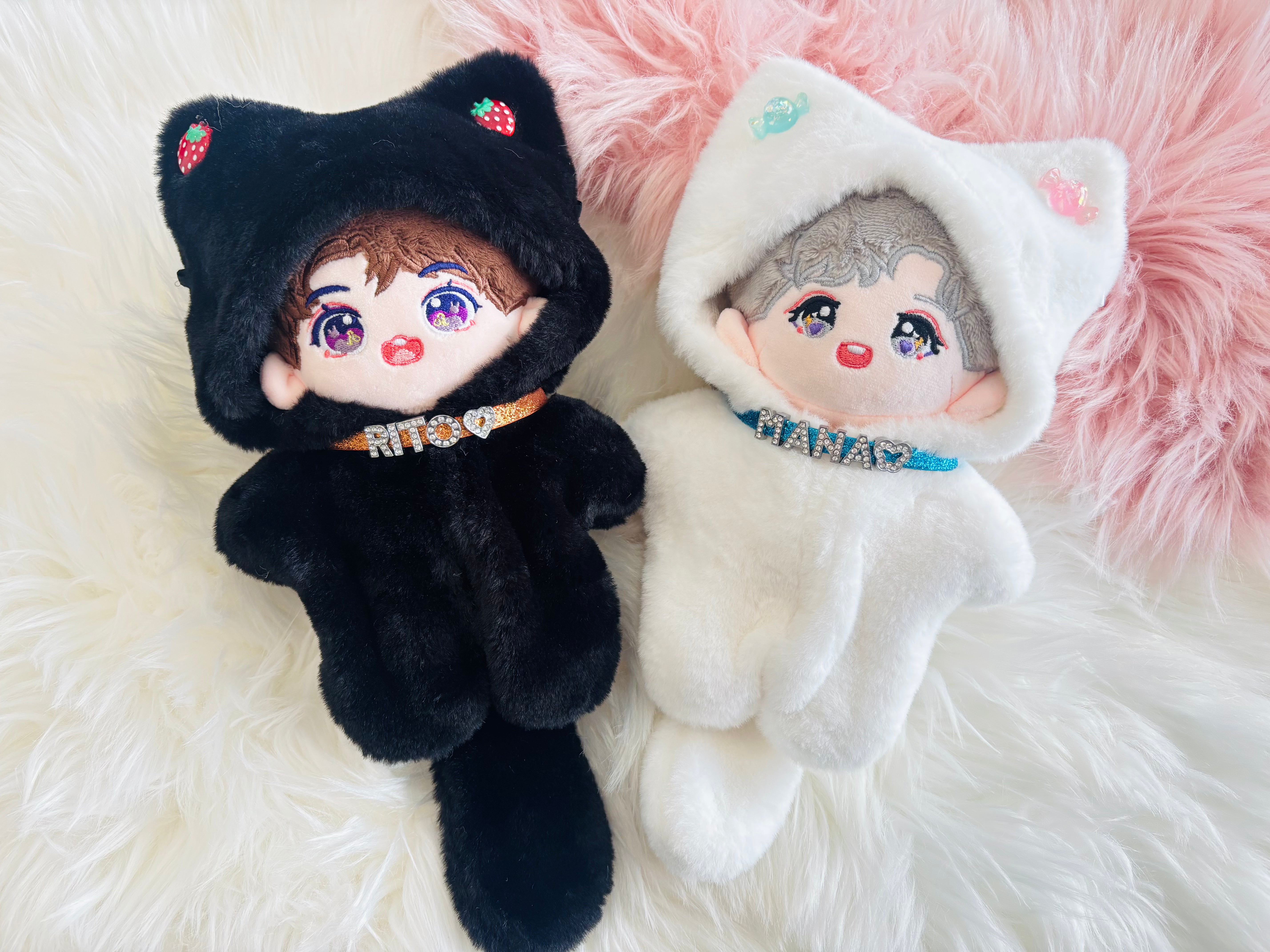 【オタ友とおそろいセット♡】ぬい首輪✨